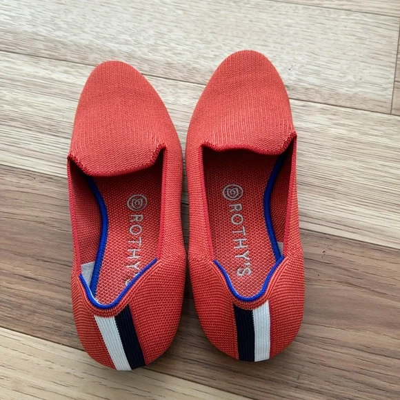 SOLD Rothy’s loafer, size 8.5, orange - Picture 2 of 4